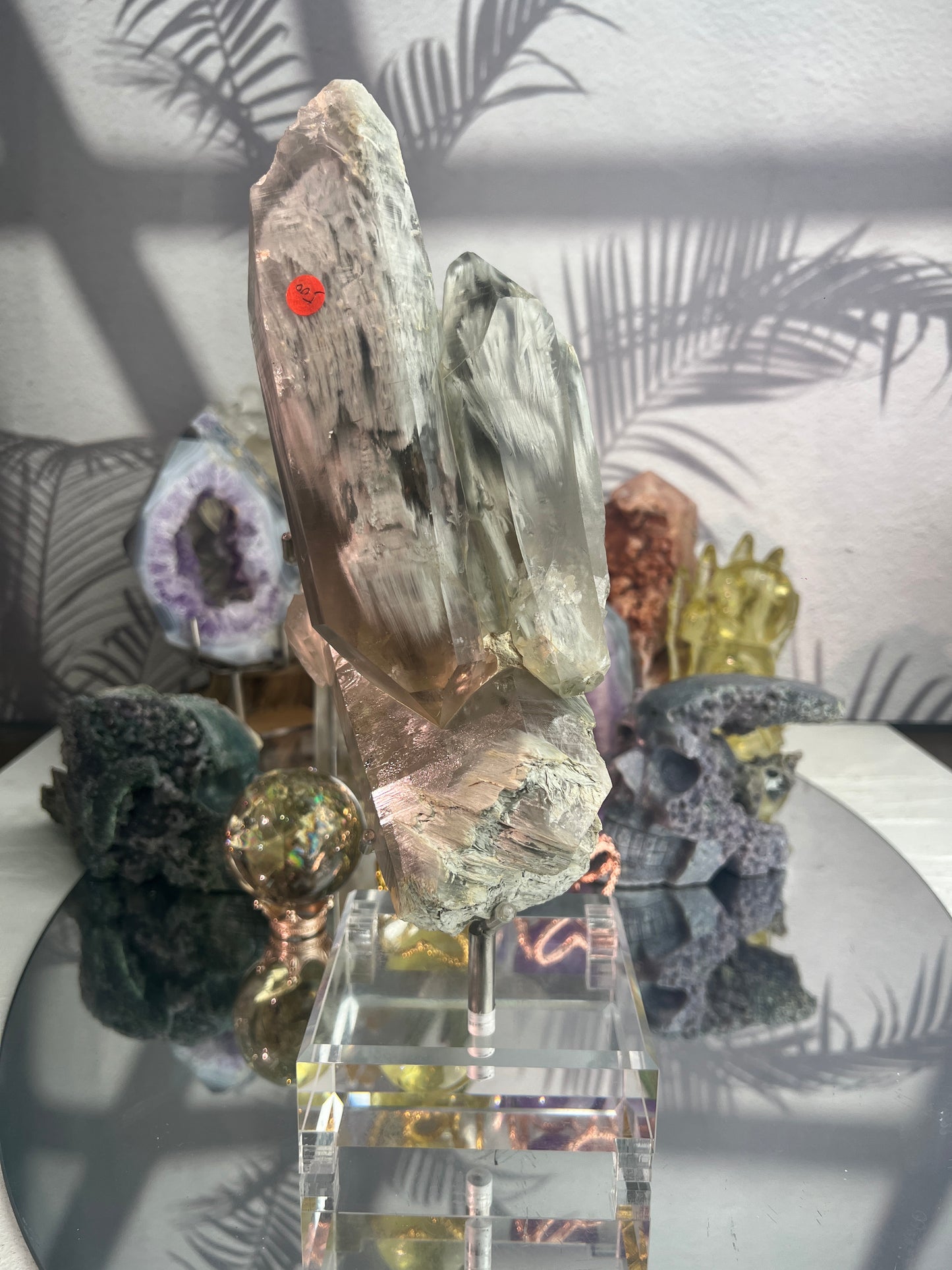 Rabbit Fur Crystal Tower