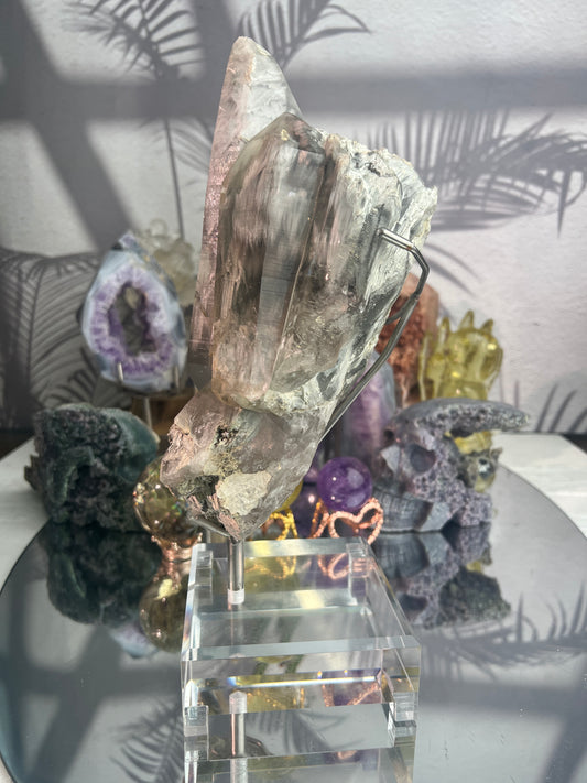 Rabbit Fur Crystal Tower