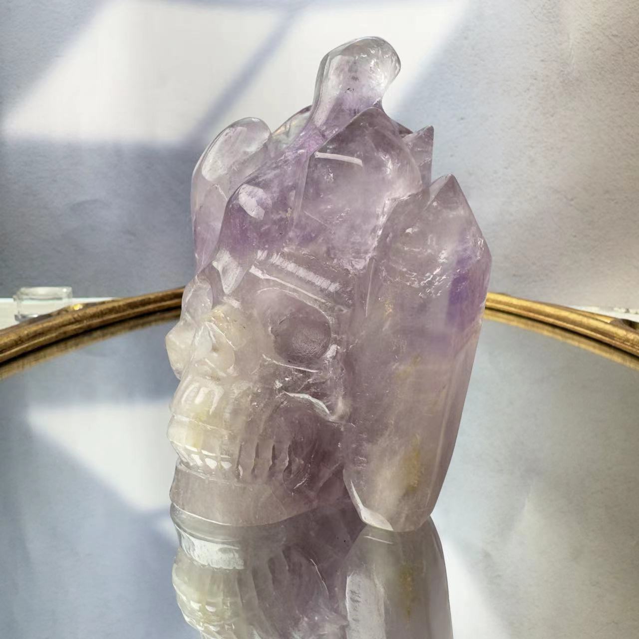 Amethyst Skull