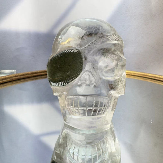 Cyclops Chlorite Crystal Skull