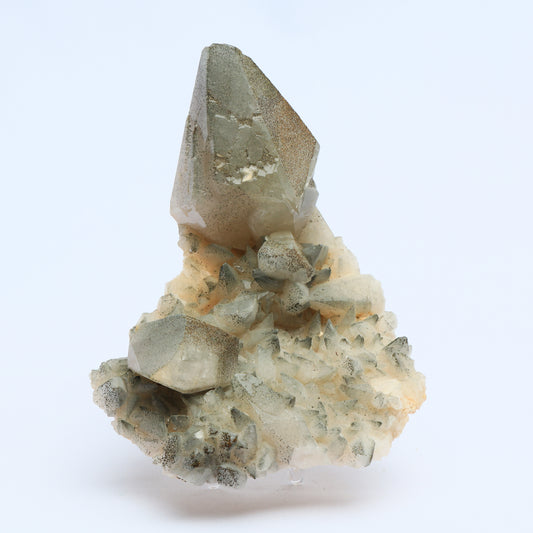 Symbiosis of calcite pyrite.