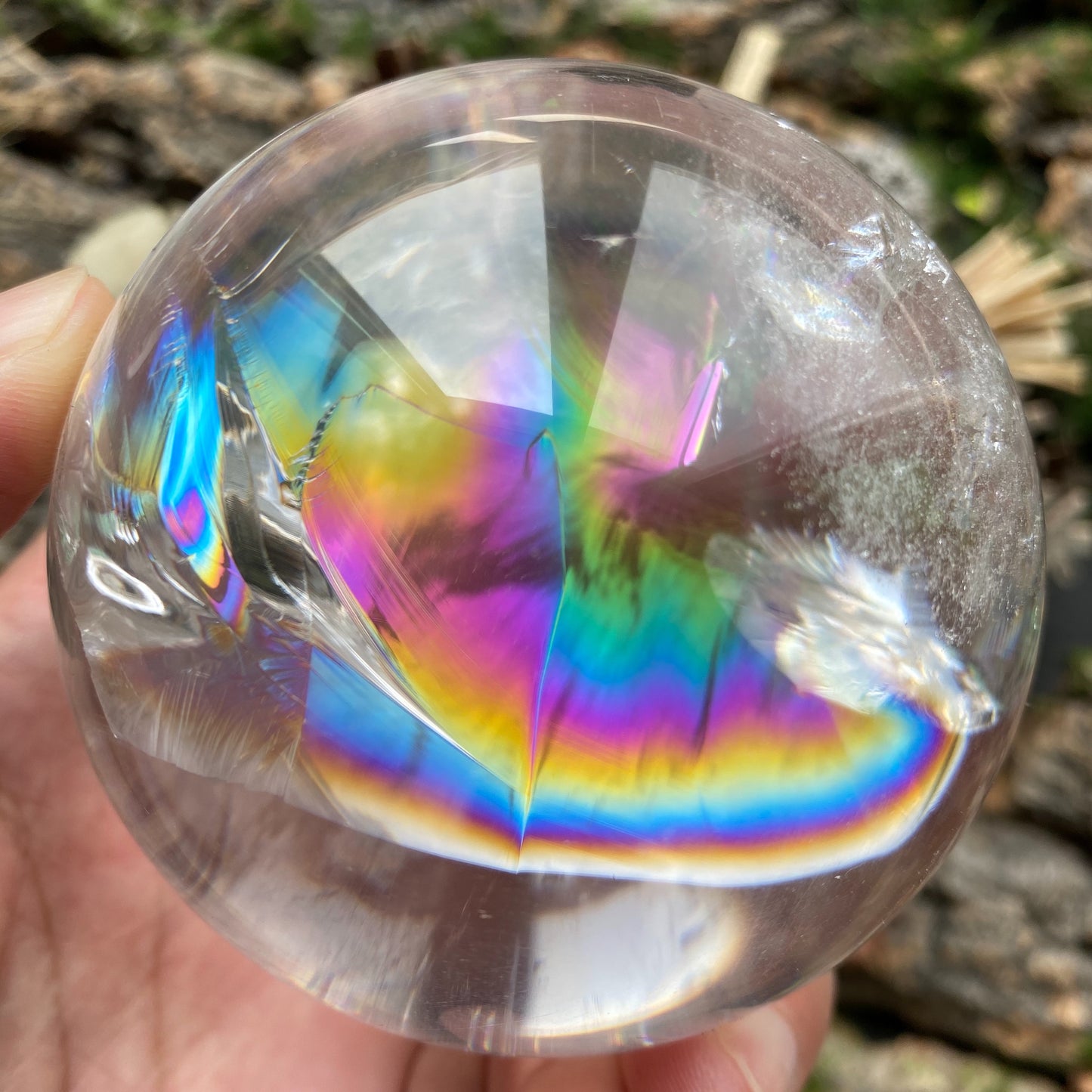 Rainbow crystal ball