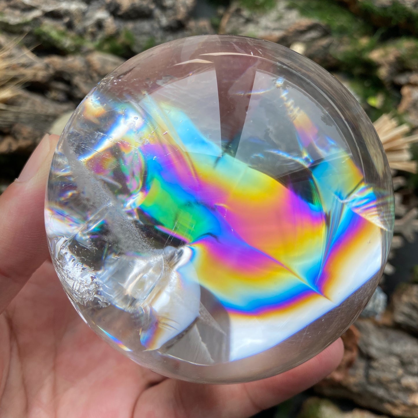 Rainbow crystal ball