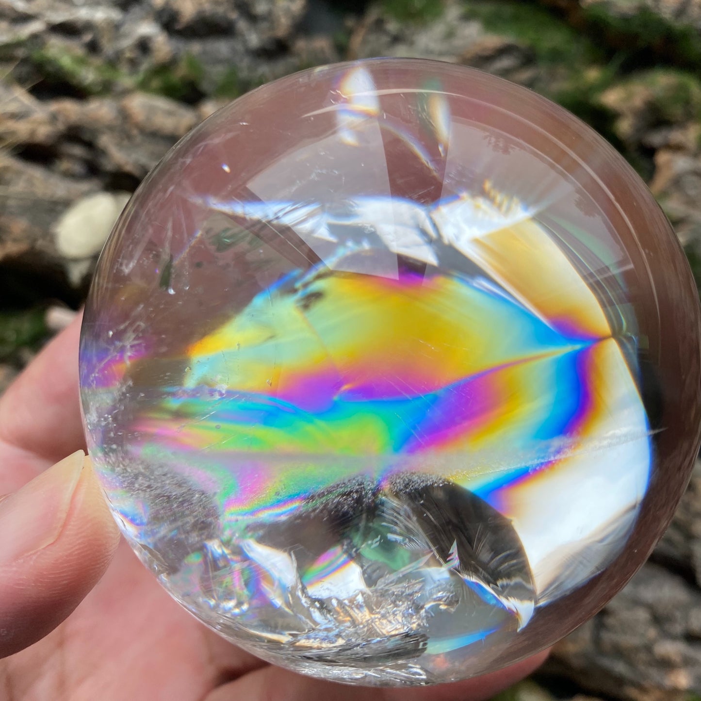 Rainbow crystal ball